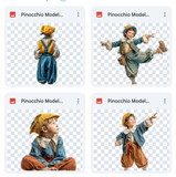 Magical Pinocchio Model Overlays