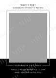 Black and White Senior Template #3