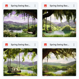 Spring Swing Background Bundle