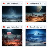 Space Frontier Background Bundle