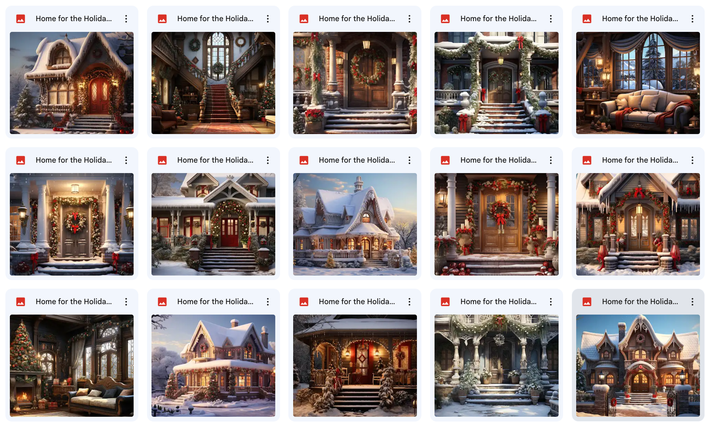 Ultimate Home for the Holidays Background Bundle - Meg Bitton Productions