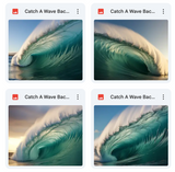 Catch A Wave Background Bundle
