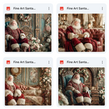 Fine Art Santa Background Bundle