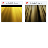 Magical Moving Light Rays Overlays