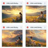 Little Lamb Background Bundle