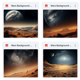 Mars Background Bundle