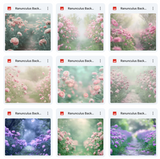 Ultimate Ranunculus Background Bundle