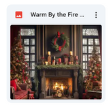Warm by the Fire Background Bundle