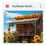 Sunflower Booth Background Bundle
