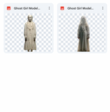 Magical Ghost Girl Model Overlays