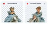 Magical Cinderella Model Overlays