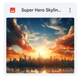 Super Hero Skyline Background Bundle
