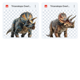 Magical Triceratops Overlays