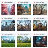 Ultimate Central Park Background Bundle