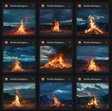 Ultimate Bonfire Background Bundle