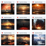 Ultimate Super Hero Background Bundle