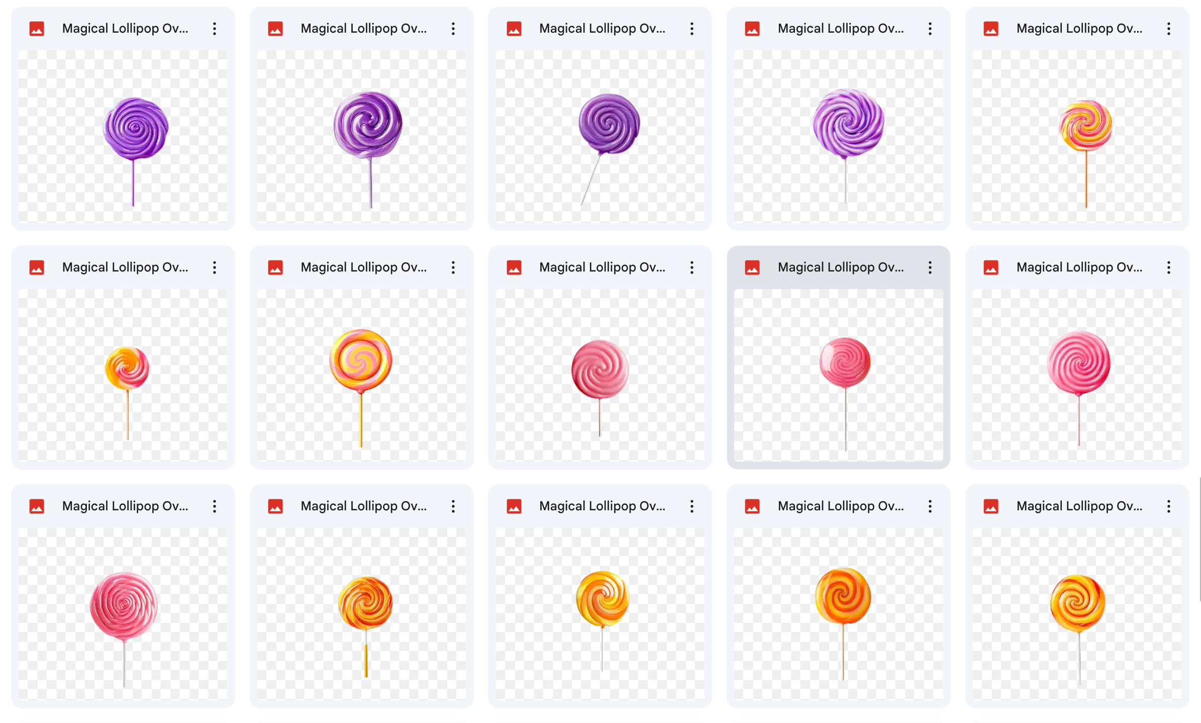 Magical Big Lollipop Asset Pack - Meg Bitton Productions