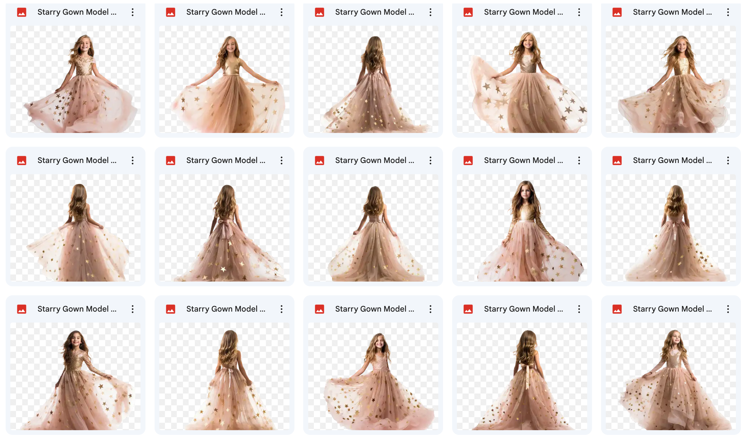 Starry Model Asset Pack - Meg Bitton Productions