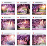 Ultimate Wisteria Background Bundle