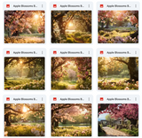 Ultimate Apple Blossoms Background Bundle