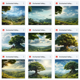 Ultimate Enchanted Valley Background Bundle
