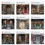 Ultimate Christmas Door Background Bundle