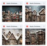 Ultimate Rustic Christmas Studio Background Bundle