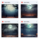 Ultimate Eerie Path Background Bundle