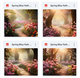 Ultimate Spring Bliss Path Background Bundle