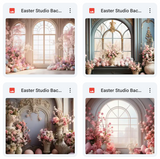 Ultimate Easter Studio Background Bundle