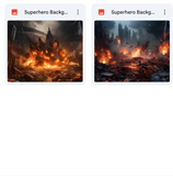 Super Hero Background & Subject Asset Pack
