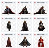 Super Hero Background & Subject Asset Pack