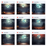 Ultimate Eerie Path Background Bundle