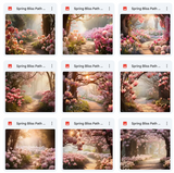 Ultimate Spring Bliss Path Background Bundle