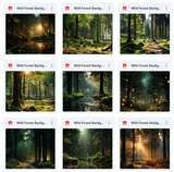 Ultimate Wild Forest Background Bundle