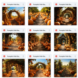 Ultimate Pumpkin Path Background Bundle