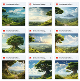 Ultimate Enchanted Valley Background Bundle