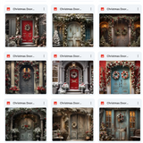 Ultimate Christmas Door Background Bundle