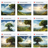 Ultimate Enchanted Valley Background Bundle