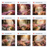 Ultimate Spring Bliss Path Background Bundle