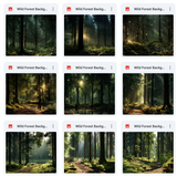 Ultimate Wild Forest Background Bundle