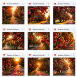 Ultimate Autumn Orchard Background Bundle