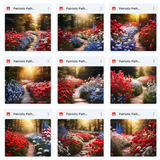 Ultimate Patriotic Path Background Bundle