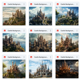 Ultimate Castle Background Bundle