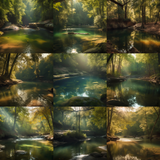 Southern Swim Spots Digital Background Bundle - Meg Bitton Productions