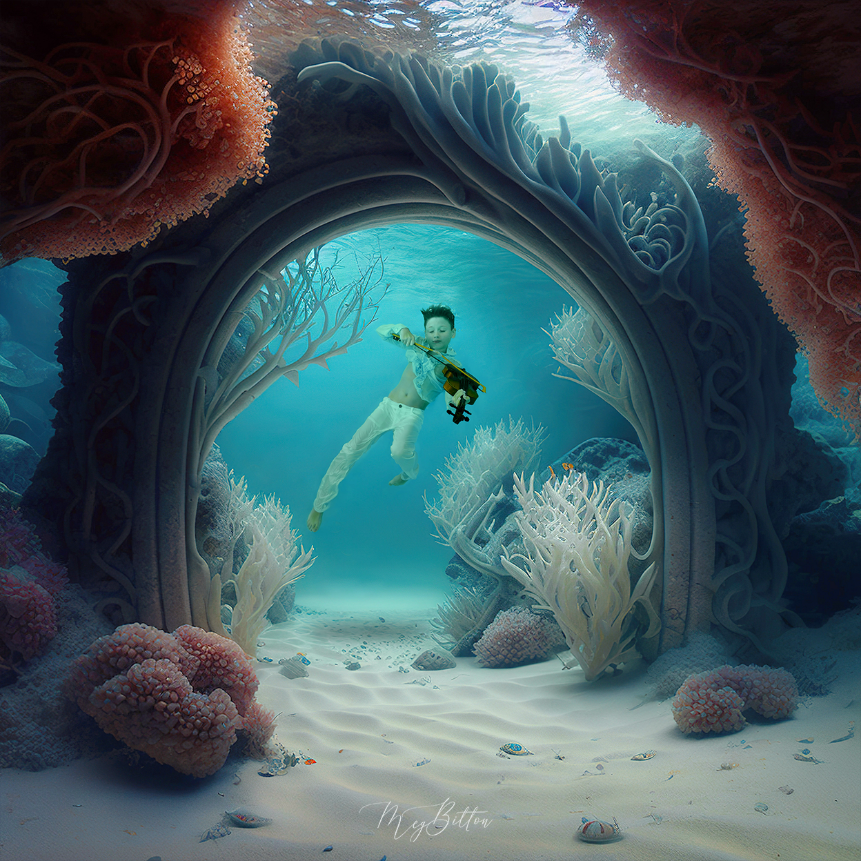Simple Composite Creation - Underwater Arch