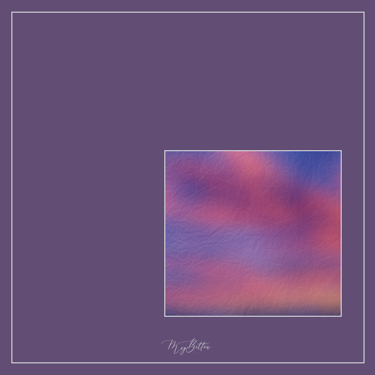 Magical Single Texture - Lavender Sunset - Meg Bitton Productions