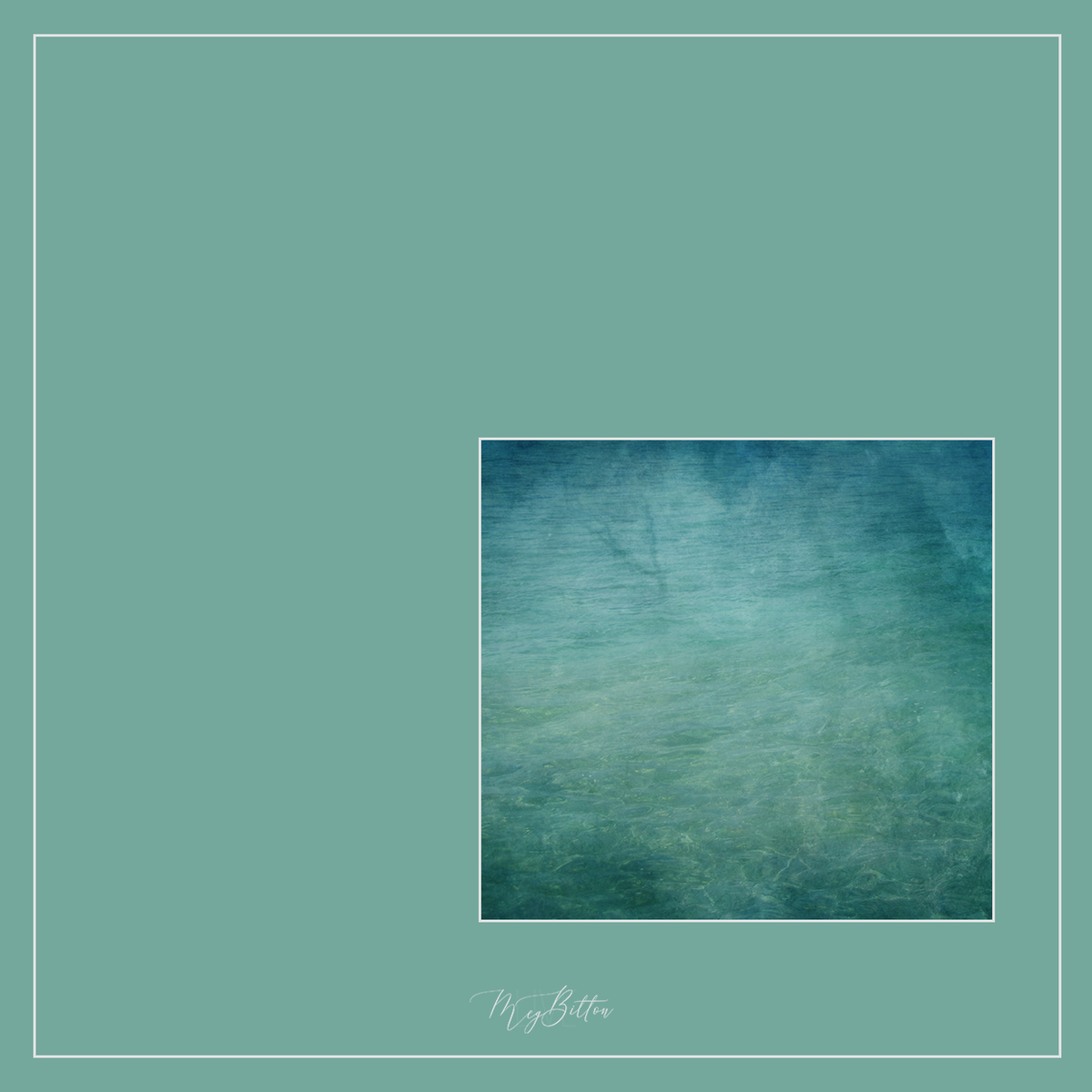 Magical Single Texture - Ocean Greens - Meg Bitton Productions