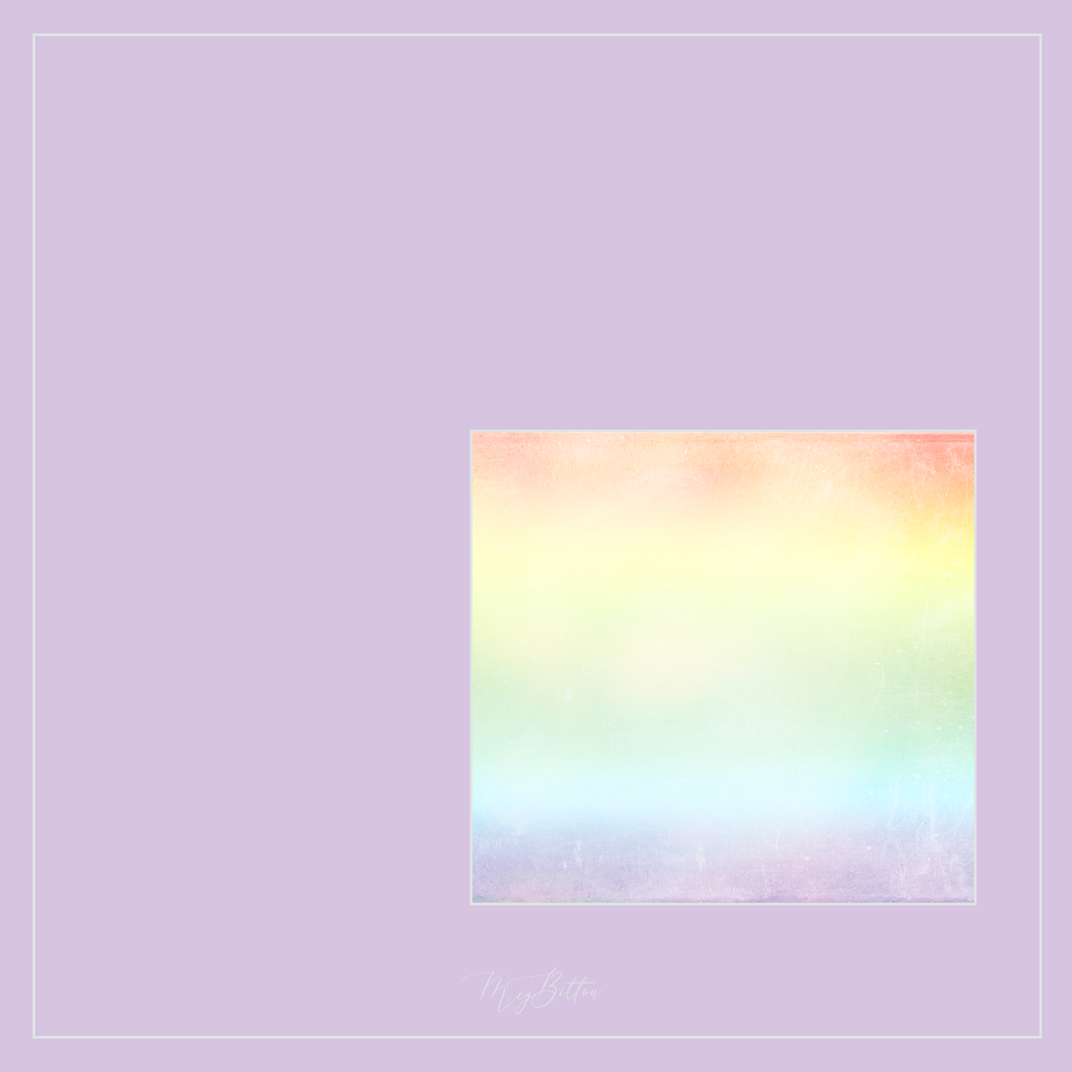 Magical Single Texture - Pastel Rainbow - Meg Bitton Productions