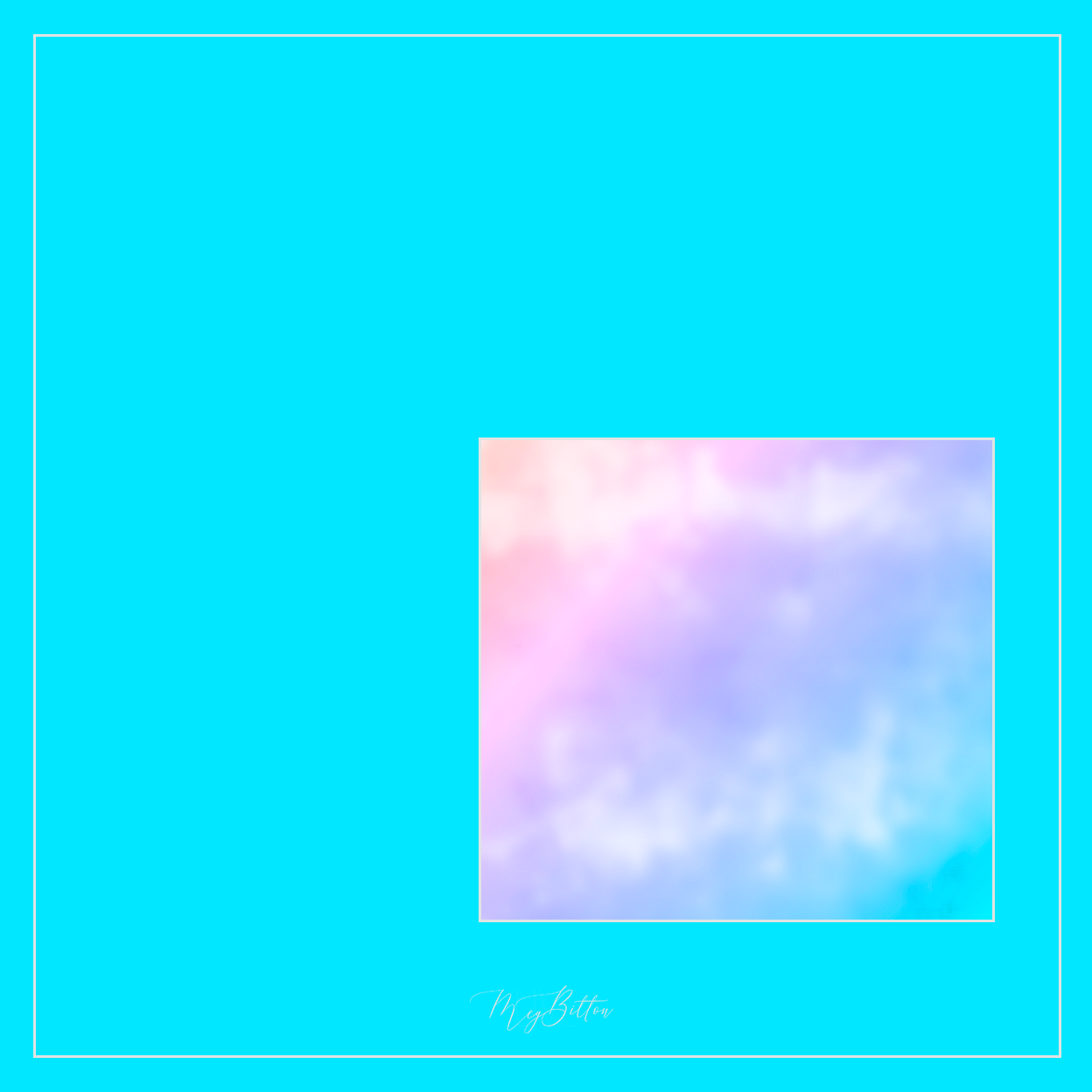 Magical Single Texture - Pastel Rainbow Tie Dye - Meg Bitton Productions